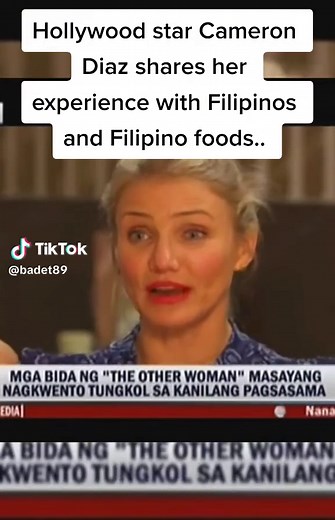 Cameron Diaz's Filipino Connection: Lumpia & Rice Memories