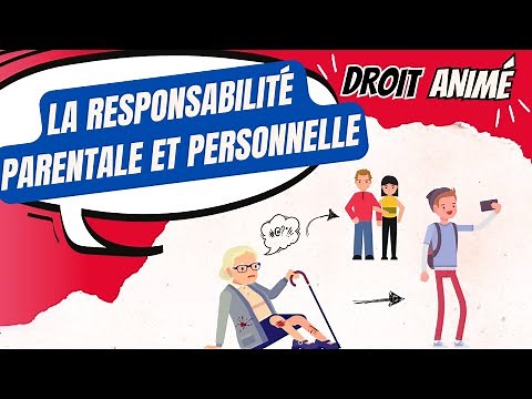 La responsabilité civile personnelle et la responsabilité civile parentale | Le droit animé