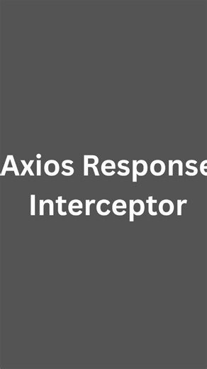 Tech Toolbox HQ | React Tips | Stop handling API errors everywhere ❌ Use Axios response interceptors once ✅ Centralized API error handling = cleaner React apps 🔥 Save... | Instagram