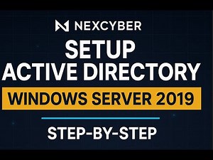 Install & Configure Active Directory in Windows Server 2019 | Step-by-Step Full Tutorial (2025)
