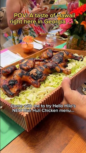Come with me to try Hawaiian food in Georgia #food #eating #hawaiianfood #georgia #ad @hellohiloeats