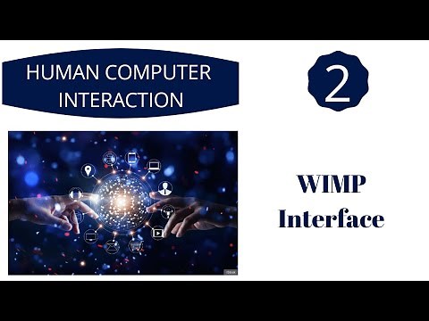 WIMP | WIMP INTERFACE | windows Icon Menus Pointers interface
