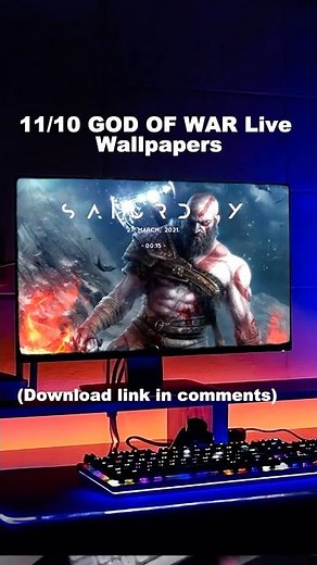 11/10 GOD OF WAR Live Wallpapers you need for your PC🔥|| Free to Download🥵