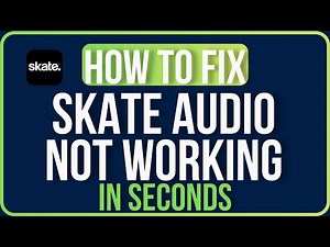 SKATE AUDIO NOT WORKING [FIXED] | How to Fix Skate Sound Not Working Problem