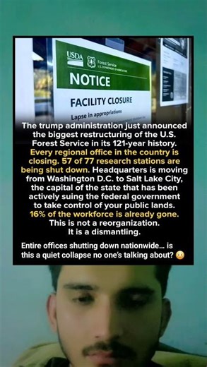 U.S. Forest Service Overhaul — Biggest Change in 121 Years 😳