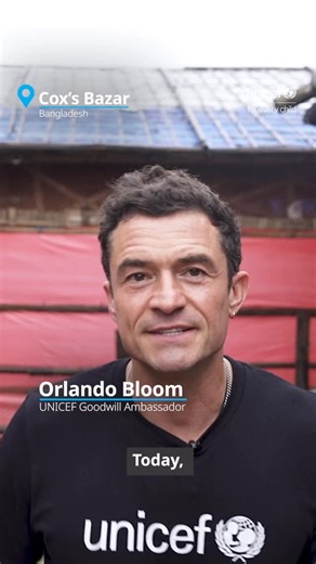 UNICEF on Instagram: "“When we close a classroom, we close a child’s future.” - @orlandobloom, UNICEF Goodwill Ambassador. “More than one million people live in the refugee camps of Cox’s Bazar, Bangladesh, and over half of them are children. Last month, I learned first-hand how funding cuts are forcing UNICEF and partners to make impossible choices about life-saving services for children. Watch to learn about what I saw and heard.”"