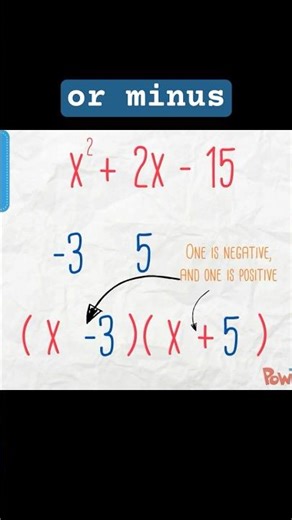 🎶 Factor in 15 Seconds | Another Quick Trinomial!