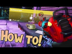 How to build the "Aether Scope" in Die Maschine! All Part Locations! - Cold War Zombies Guide