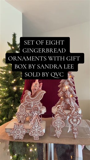 Adorable Gingerbread Ornaments Set for the Holidays