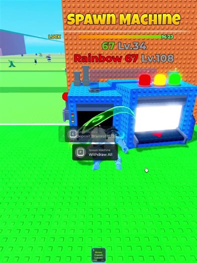 67 + 67 RainBow + RAREST DIVINE spawn machine #escapetsunamiforbrainrots #roblox #677