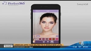 Airbrush apps take selfies to a whole new level