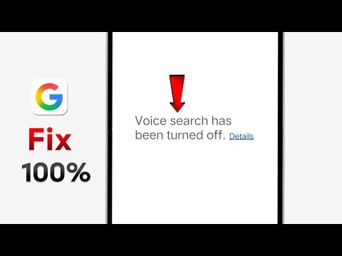 How To Fix Google "Voice Search Has Been Turned Off" Problem | Google Voice Search Not Working