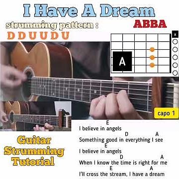 I Have A Dream - ABBA guitar chords w/ lyrics & strumming tutorial