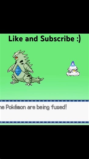 Tyranitar and Litwick fused #shorts #pokemoninfinitefusion #pokemon #romhack #fangame