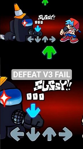 Defeat V3 FNF VS impostor #fnf #fnfmod #fridaynightfunkinmod #vsimpostorv4 #amongus