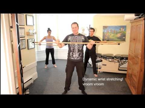Basic Long Stick Stretching Routine