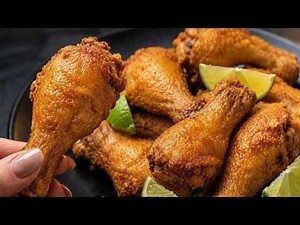 I added FLOUR to the hot oil and NEVER cooked fried chicken any other way AGAIN! Juicy and crispy!