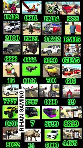 New cheat codes list || INDIAN BIKE DRIVING 3D game+plugin part-26#cheatcodes #gaming #ibd3d #shorts