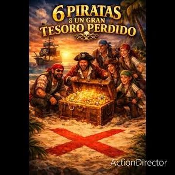 6 piratas y un gran tesoro perdido.