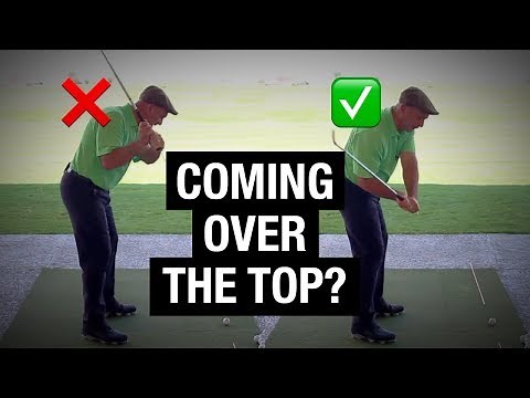Stop Coming Over The Top! 2 Drills To Fix Your Downswing & Slice