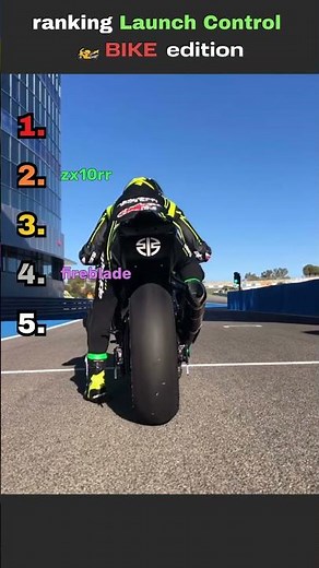 Ranking Bike Launch Control🏍️💨#comparison #superbike #bikelife