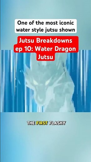 Jutsu Breakdowns ep 10: Water Dragon Jutsu #naruto #narutoshippuden #anime
