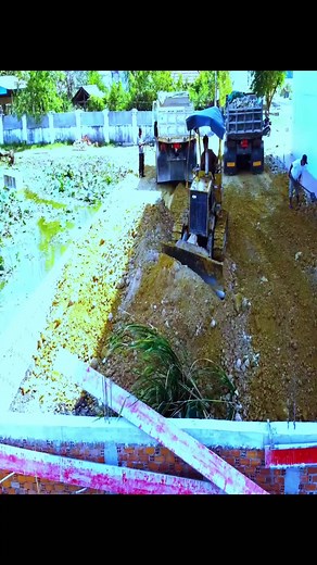 Big Power Project!! Bulldozers & Trucks Create Land in Pond #IndustrialEquipment #ConstructionMachinery #HeavyMachineryWork #DozerLife #SitePreparation #LandfillProject #ConstructionLife #TeamworkConstruction #Earthwork #SoilFilling #ExcavationWork #LandPreparation #MitsubishiPower #Bulldozer #SoilWork #HeavyEquipment #MitsubishiDozer #LandDevelopment #MachinePower #ConstructionProject #PitFilling #DozerSkills #DozerOperator #SoilPush #LandFilling | Reaction Bulldozer
