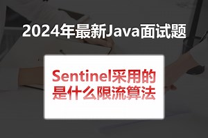 2024年最新Java面试题 Sentinel 采用的是什么限流算法？【Java最新面试】_哔哩哔哩_bilibili