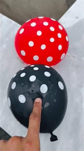 Experiment: Will a water balloon explode if it rolls down from a tall building? 💥🎈 #balloon