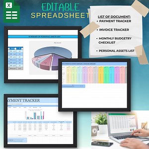 EDITABLE EXCEL SPREADSHEET 1 - Etsy Canada