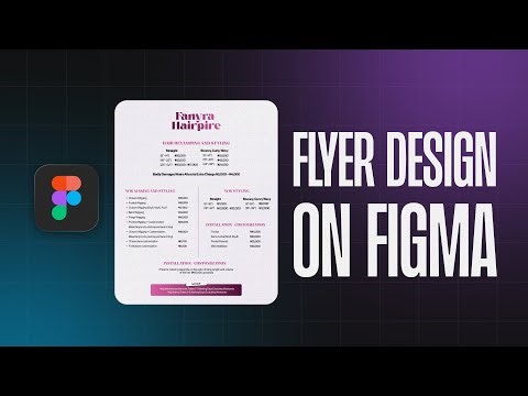 How to do a Flyer Design on Figma