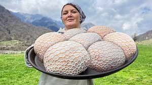 We'll tell you the Secret - This is our Favorite Meal! 🔥 Delicious Stuffed Stomach! 😋 We cook and live in the mountains in the village of Azerbaijan! | Faraway Village Family