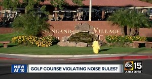 Mesa man upset with golf course over noise