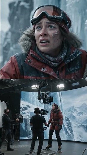Behind The Scenes: Virtual Production & LED Volume Set Action Scene