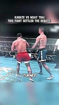 When a Karate Master Faced Muay Thai's Scariest Fighter... (BRUTAL KO)
