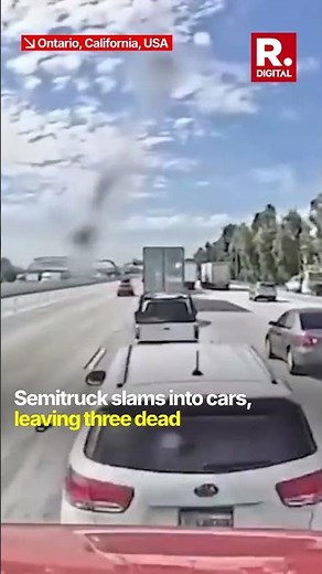 21 Year Old Truck Driver Arrested After Deadly California Crash