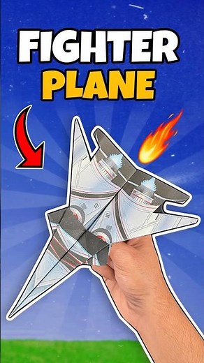Make a Paper Airplane That Flies Like a Jet 🤩