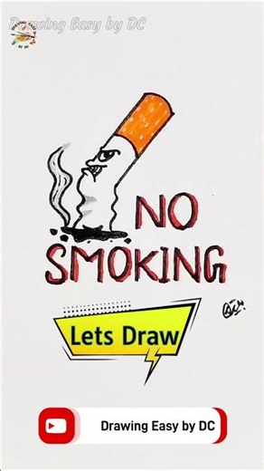 No smoking drawing | No smoking day drawing | No smoking poster drawing | No tobacco day drawing