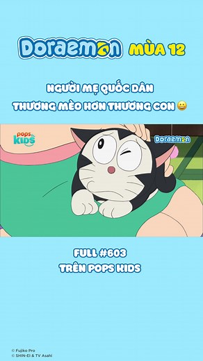 ▶️Xem ngay tập lồng tiếng mới nhất Doraemon S12 trên YouTube POPS Kids #anime #doraemon #nobita #hoathinh