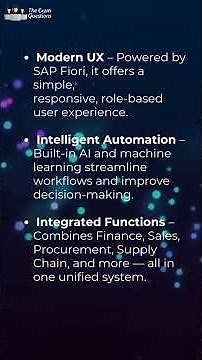 What is SAP S/4HANA? | SAP ERP Explained for Beginners