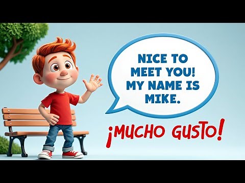 Introducing Yourself in English✨Easy English Dialogue for Kids