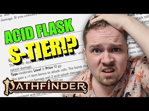 EVERY ALCHEMICAL ITEM TIER LIST - Pathfinder 2e