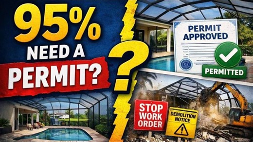 Florida Screen Enclosure Permit Requirements and Risks | Screen Factory Florida posted on the topic | LinkedIn
