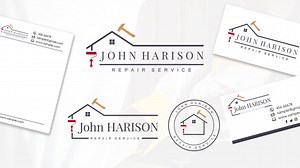 Home Repair Logo, Home Fix Logo, Handyman Logo, Home Services Logo, Home Tools Logo, Remodeling Home Brand, House Tools Branding 37 - Etsy