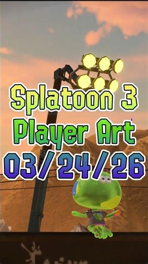 Splatoon 3 Player Art - 03/24/26 #shorts #splatoon3