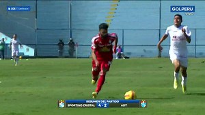 Resumen: Club Sporting Cristal vs Asociación Deportiva Tarma - ADT de Tarma (4-2) #LIGA1BETSSONXGOLPERU | GOLPERU