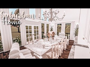 Bloxburg | Suburban Family Home | Speedbuild 600k