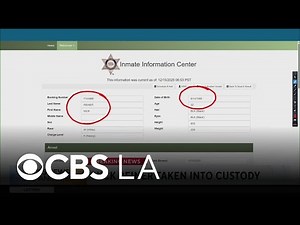 Nick Reiner in custody according to LASD inmate information center