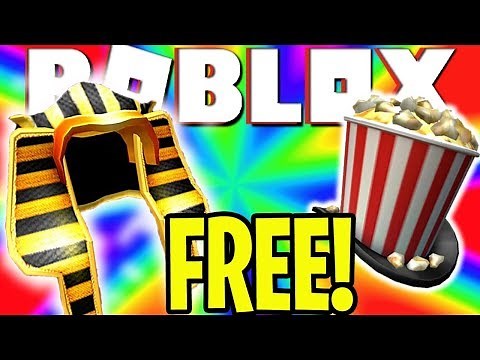 *NEW* ROBLOX PROMO CODES PHARAOH OF THE SUN | SHOWTIME BLOXY POPCORN HAT