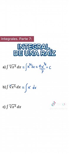 Integración de una raíz: cómo hacerlo paso a paso